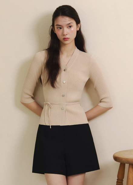 [Exclusive]브이넥 버튼 가디건