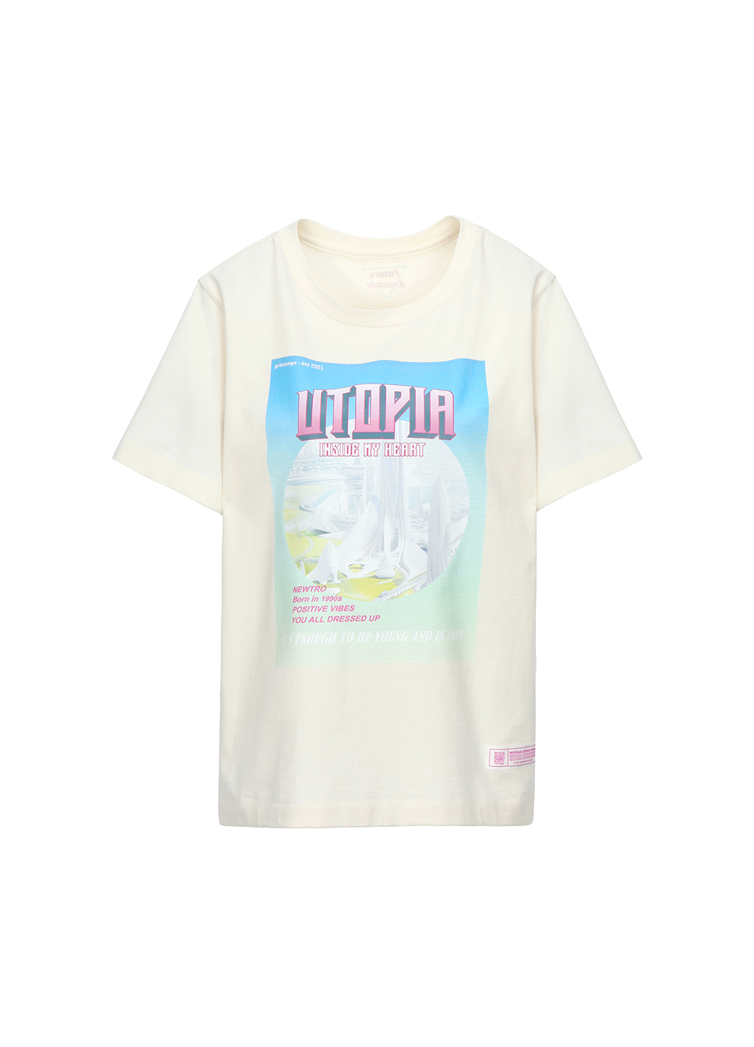 유토피아 프린트 티셔츠(sp역시즌 종료 비노출 22.10.21)_CREAM_8