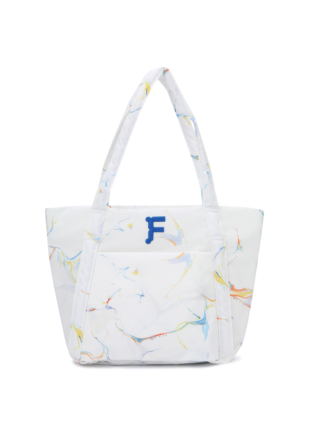 [FAD]Marble printing bucket bag (오염불량 비노출 22.05.24)_WHITE_1