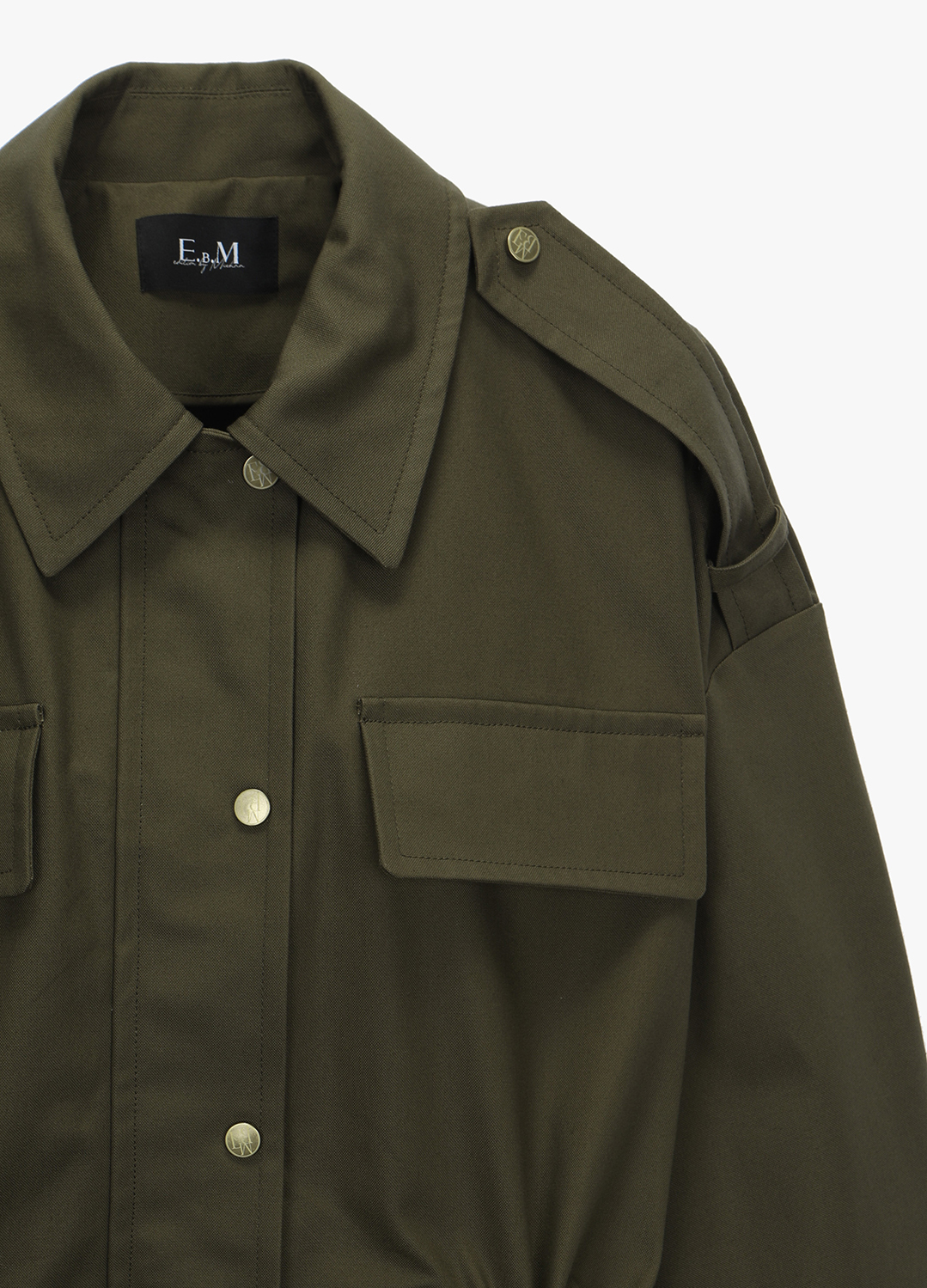 [EBM OUTLET]더블 포켓 사파리 아우터_KHAKI_7