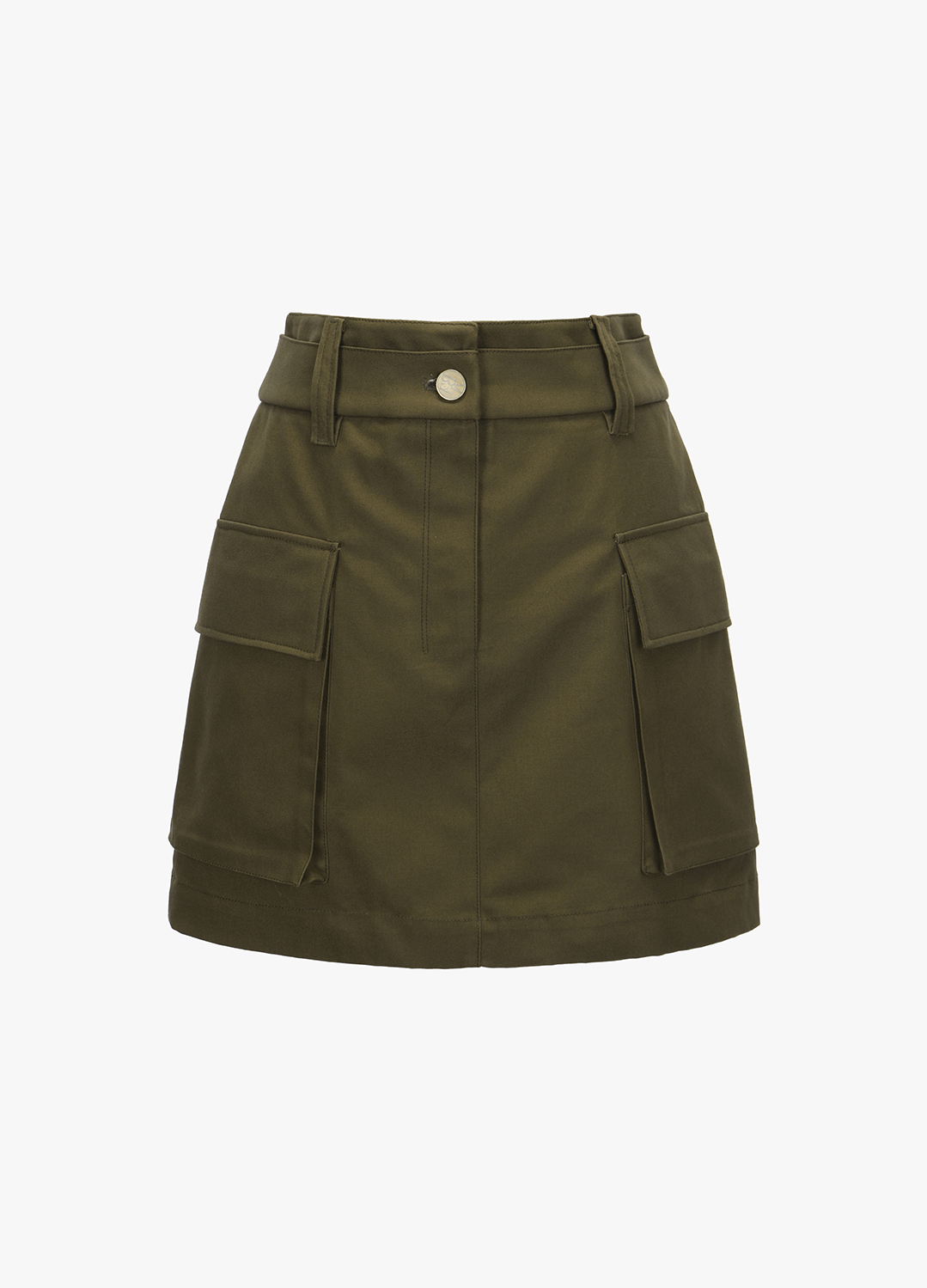 [EBM OUTLET]숏 카고 스커트_KHAKI_9