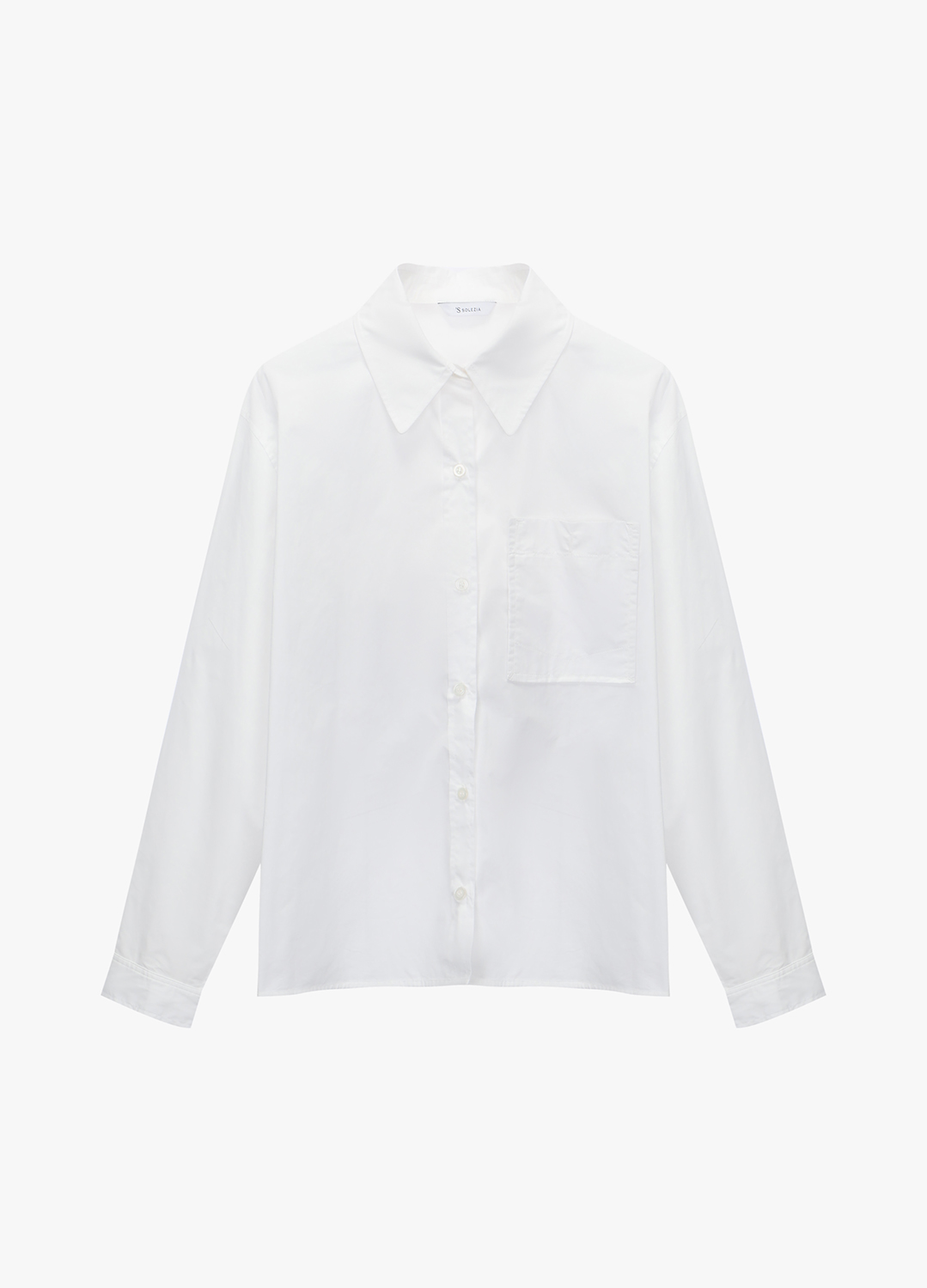 드로우스트링 빅포켓 셔츠_WHITE_1