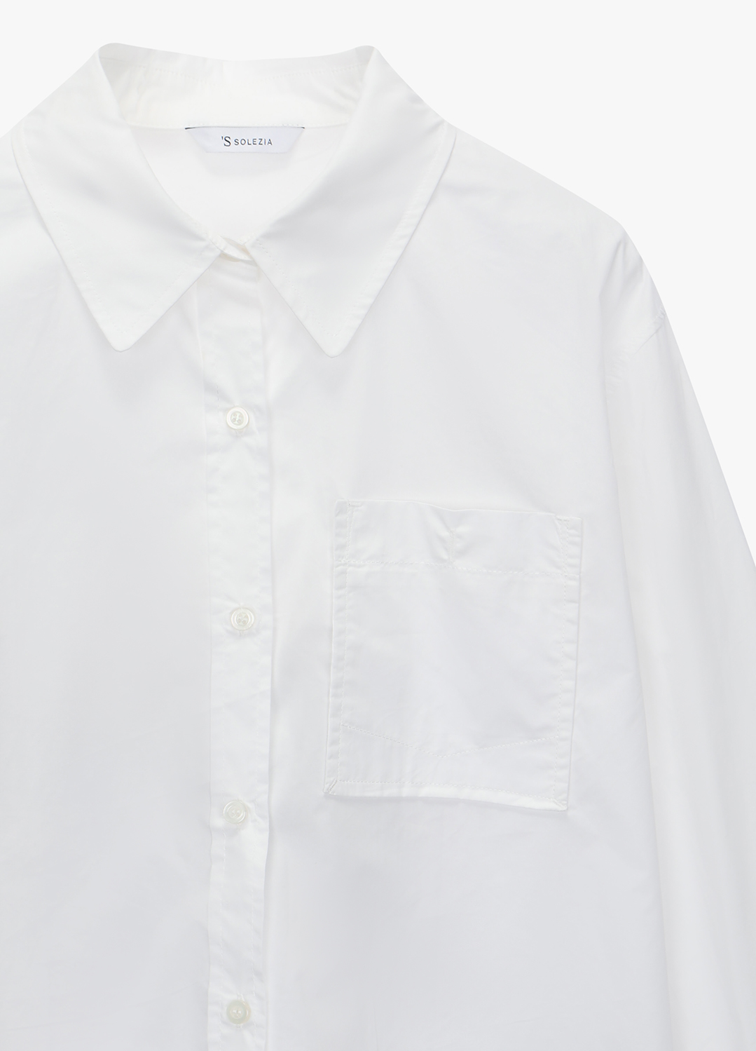 드로우스트링 빅포켓 셔츠_WHITE_3