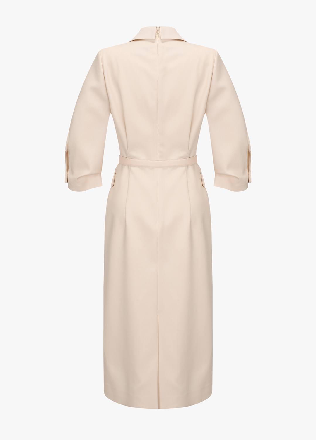 [추가20]테일러드 카라 원피스_LIGHT BEIGE_6
