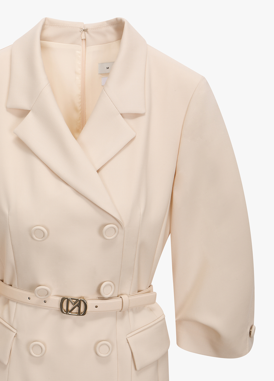 [추가20]테일러드 카라 원피스_LIGHT BEIGE_7