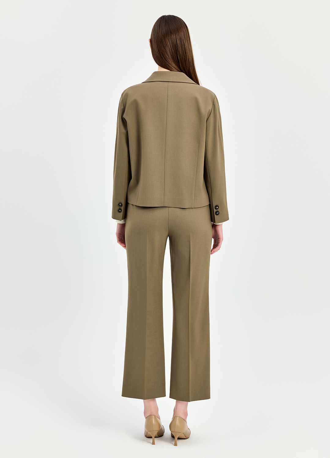 [시즌오프]버튼 디테일 테일러드 자켓_KHAKI BROWN_4