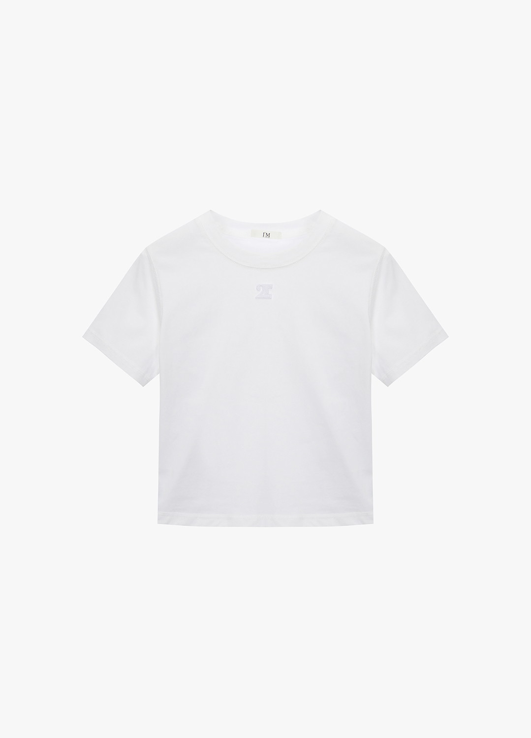 [Exclusive]데일리 로고 티셔츠_WHITE_8