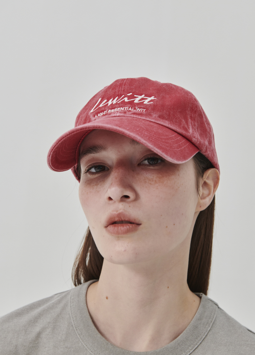 PIGMENT WASHING BALL CAP_RED_2