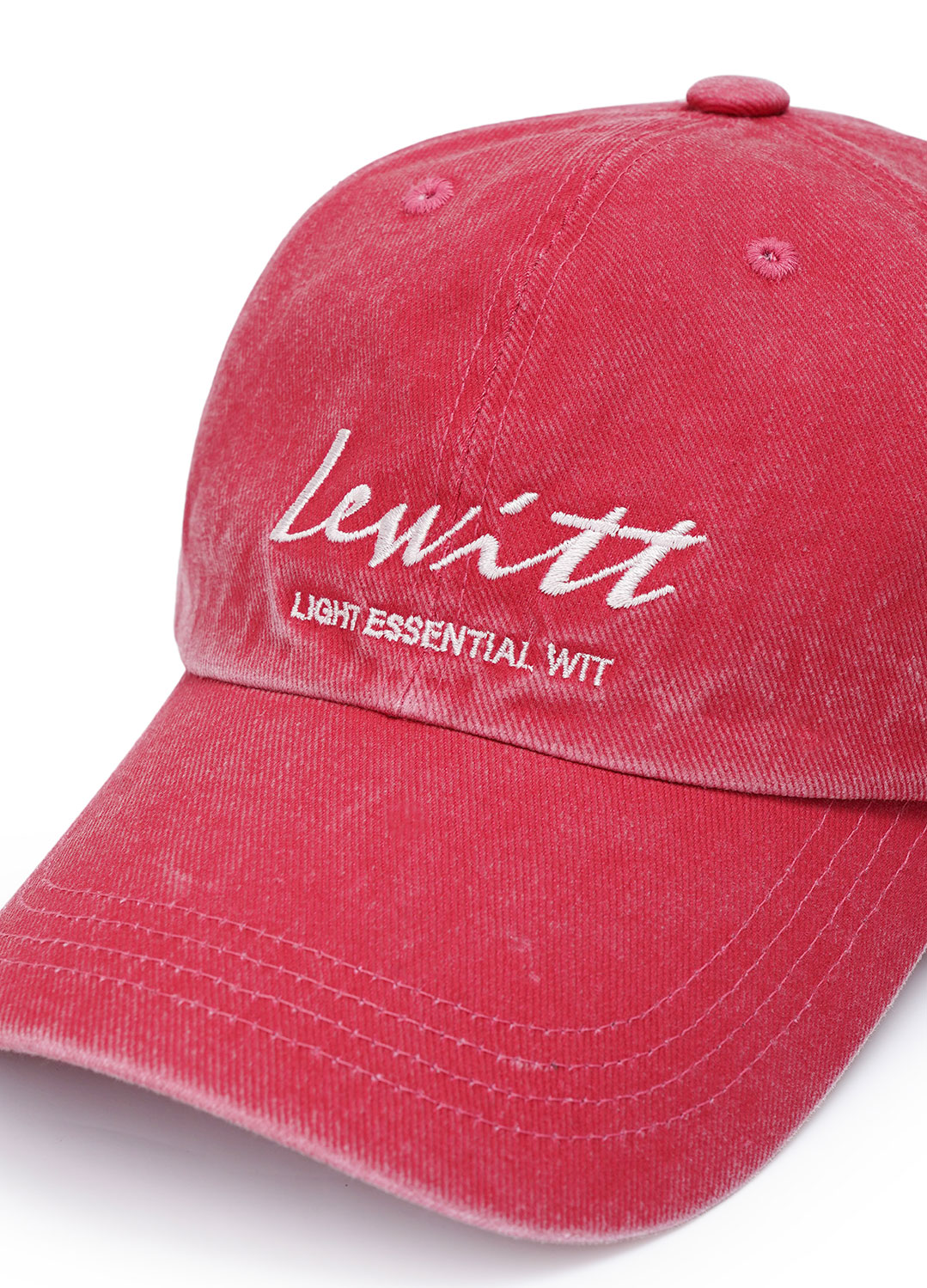 PIGMENT WASHING BALL CAP_RED_10