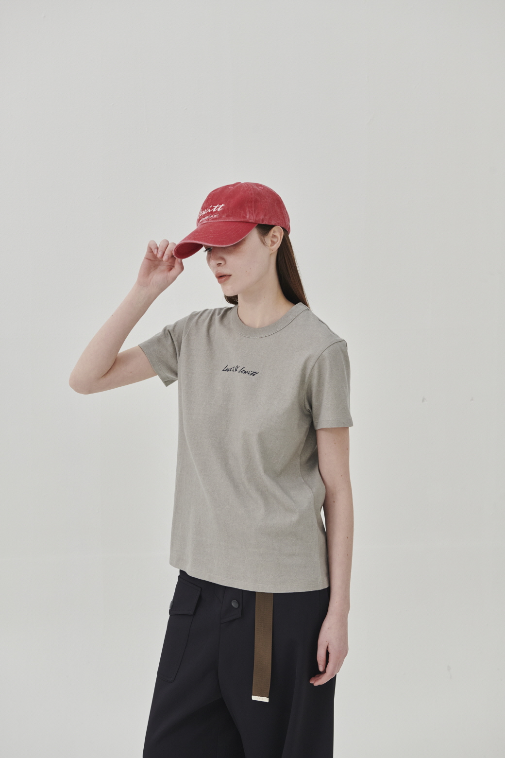PIGMENT WASHING BALL CAP_RED_5