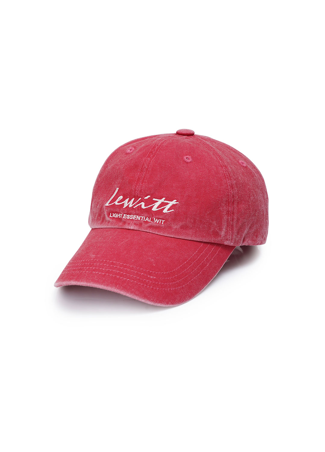 PIGMENT WASHING BALL CAP_RED_7