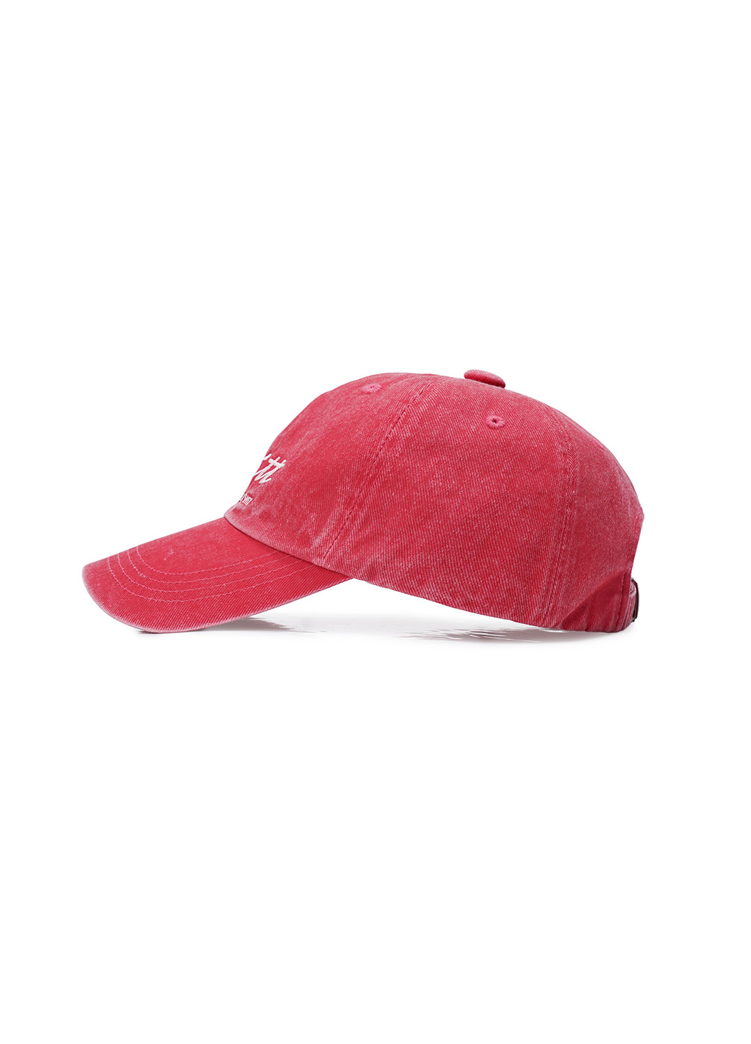 PIGMENT WASHING BALL CAP_RED_8
