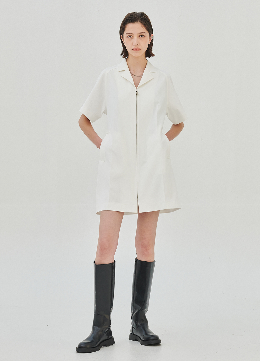 OPEN MINI DRESS_WHITE_1