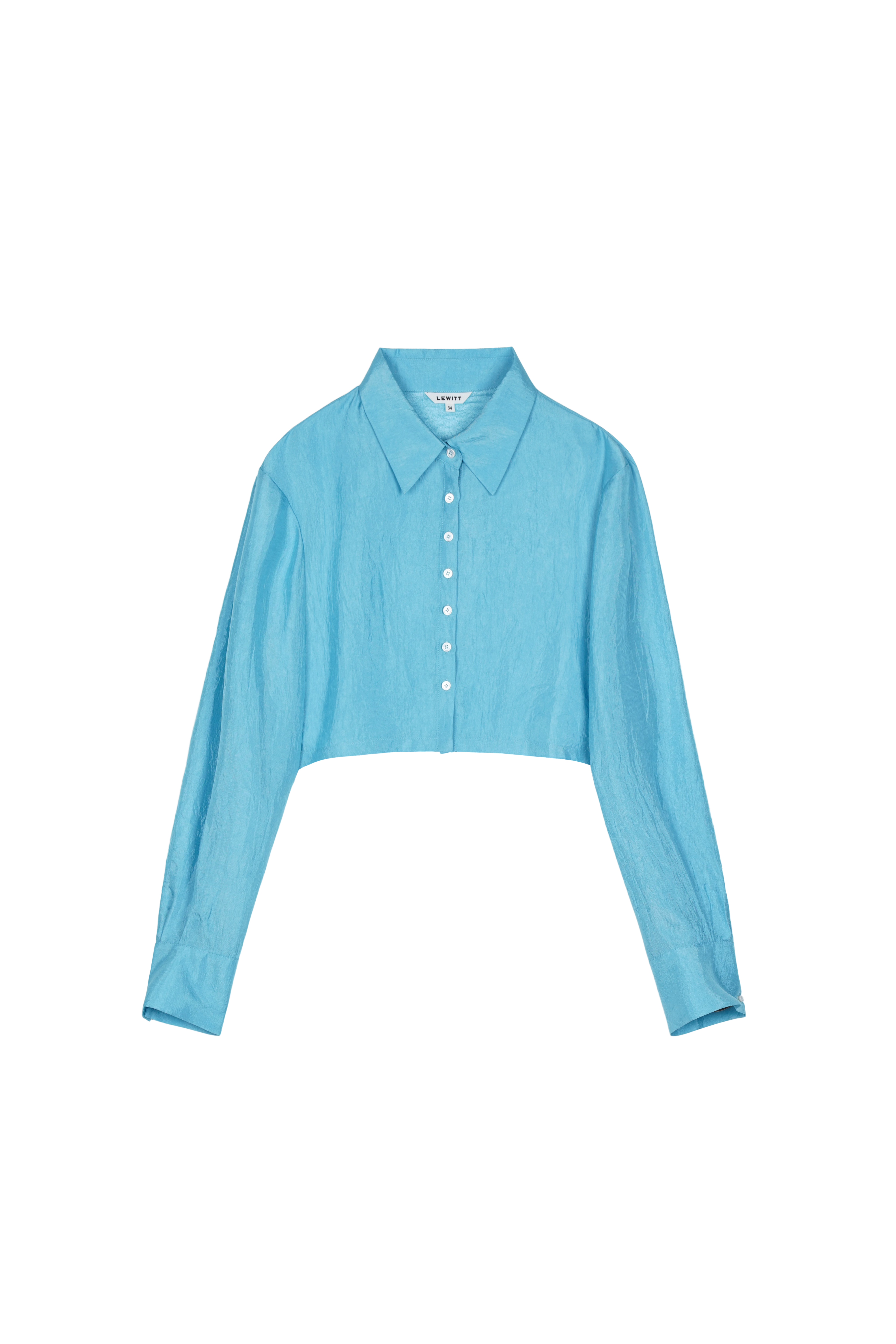 STRAP TOP LAYERED SHIRTS_BLUE_7