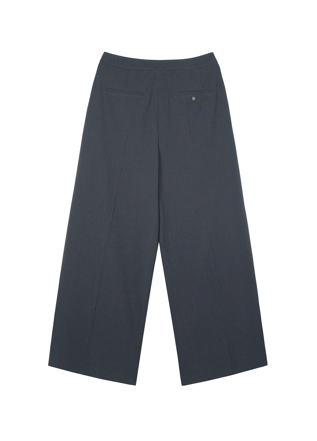 WIDE LEG SIDE TUCK PANTS_DARK GREY_6