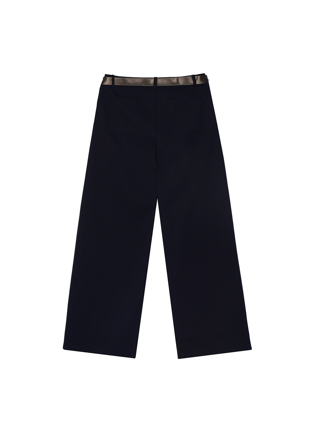 BELTED POCKET PANTS_NAVY_6