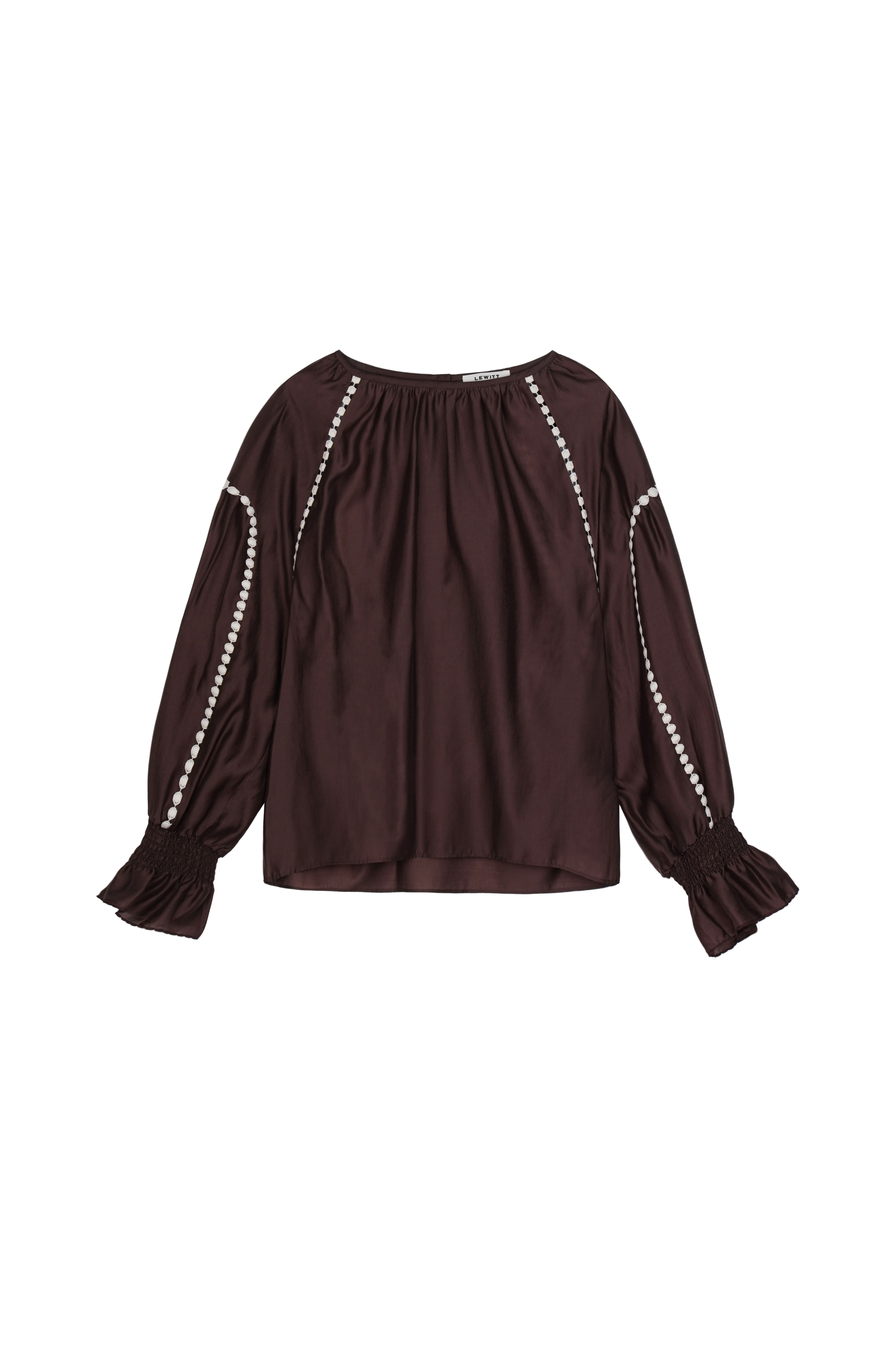 LACEWORK PEASANT BLOUSE_BROWN_10