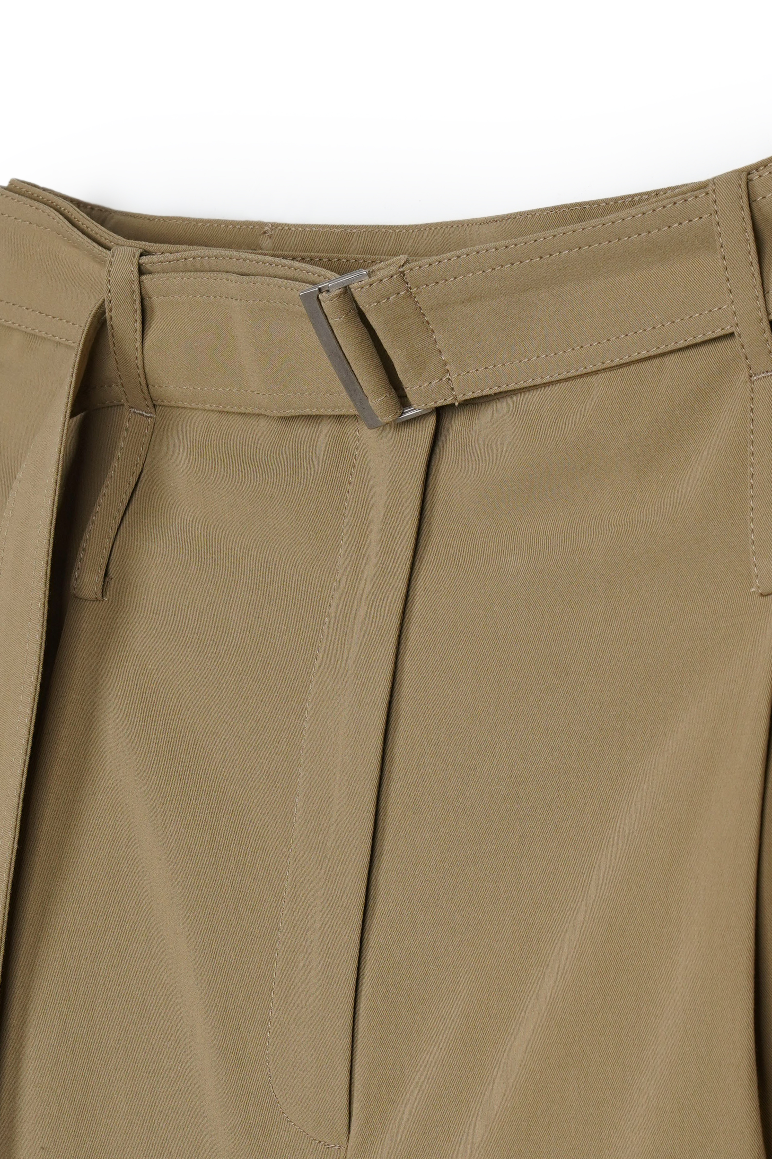 TWO-WAY BELTED PANTS_DARK BEIGE_7