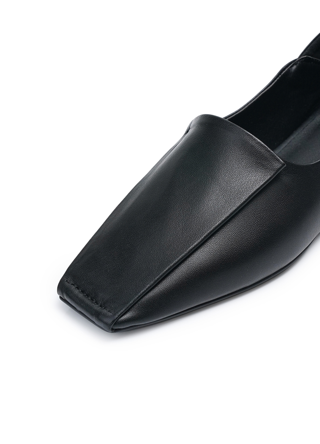 LAMB SKIN FOLDABLE PLAT SHOES_BLACK_8