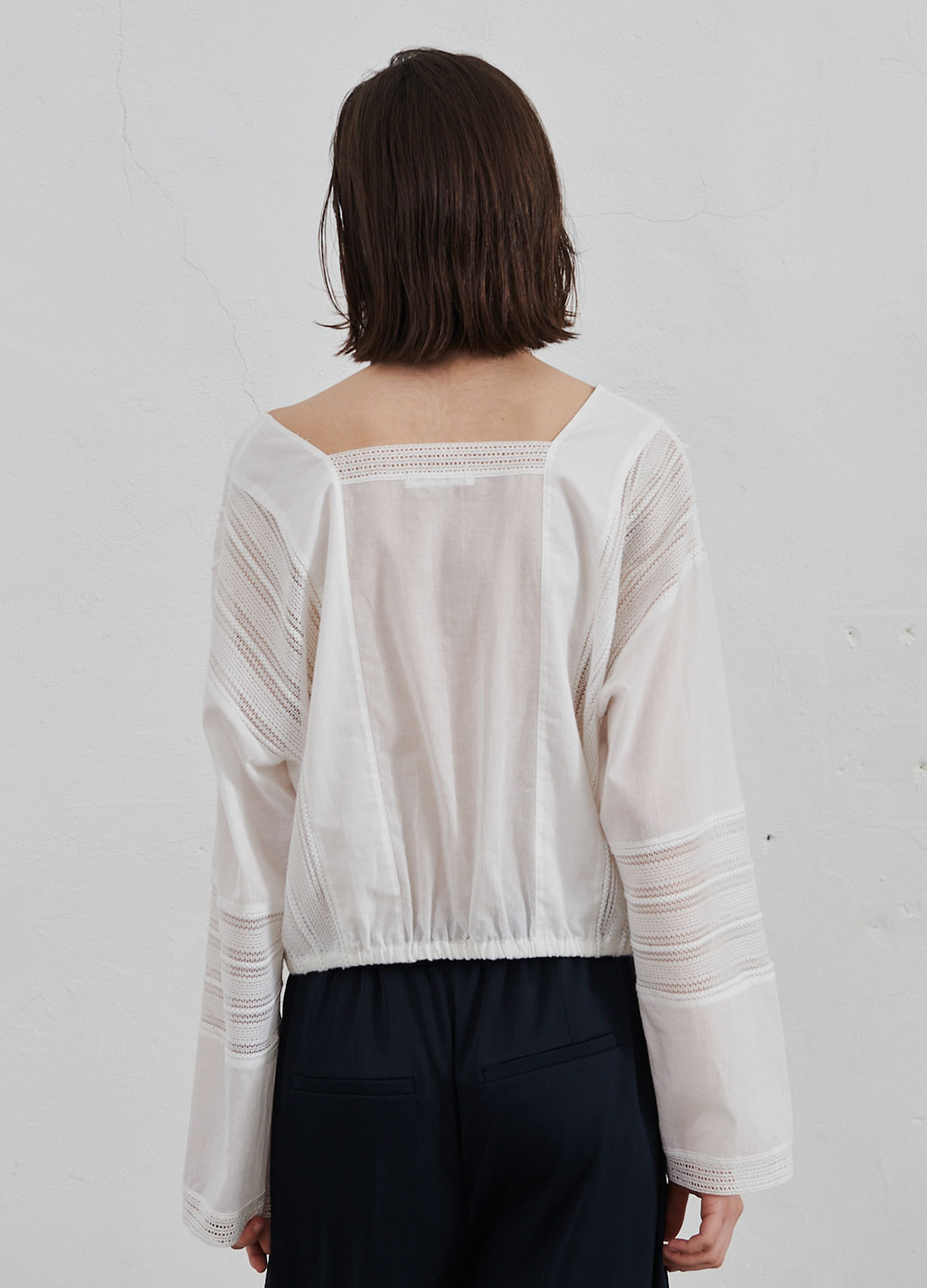 LACE PATCH BLOUSON BLOUSE_WHITE_6