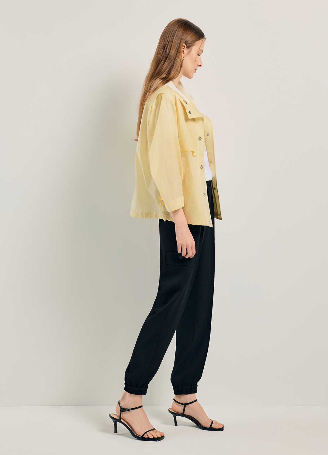 후드 디테일 점퍼_LIGHT YELLOW_3