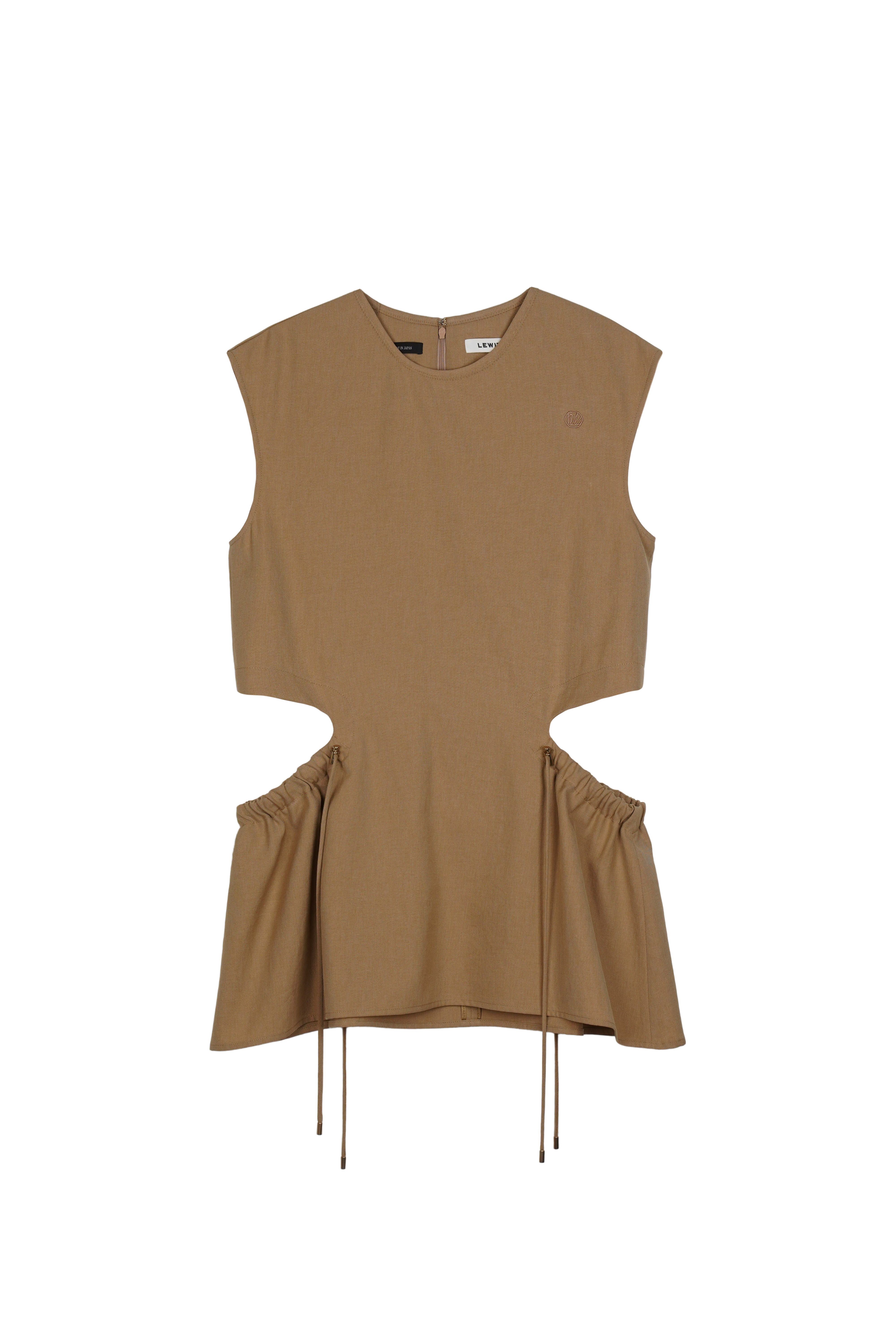 WAIST OPENING TOP_BEIGE_7