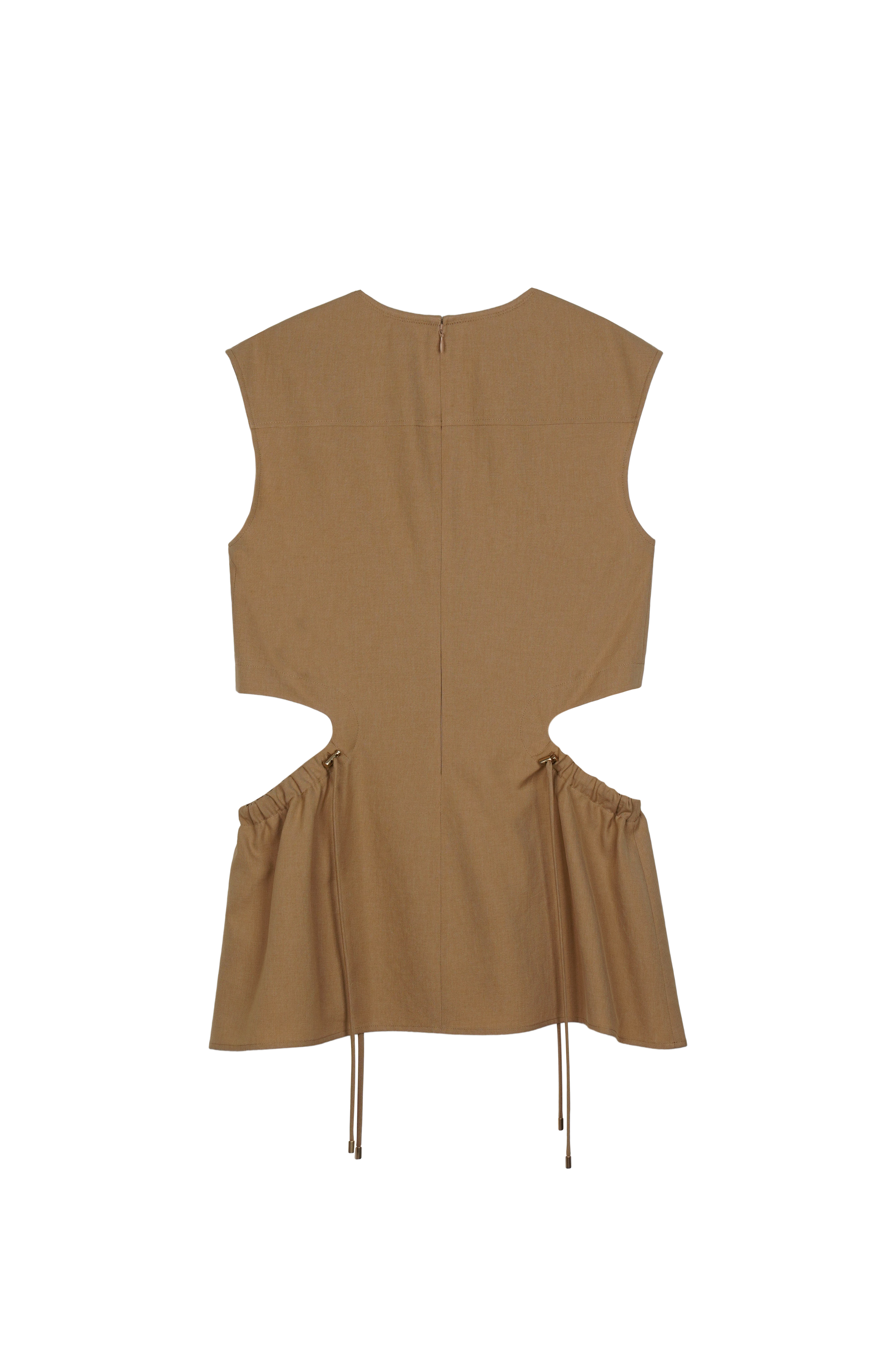WAIST OPENING TOP_BEIGE_8