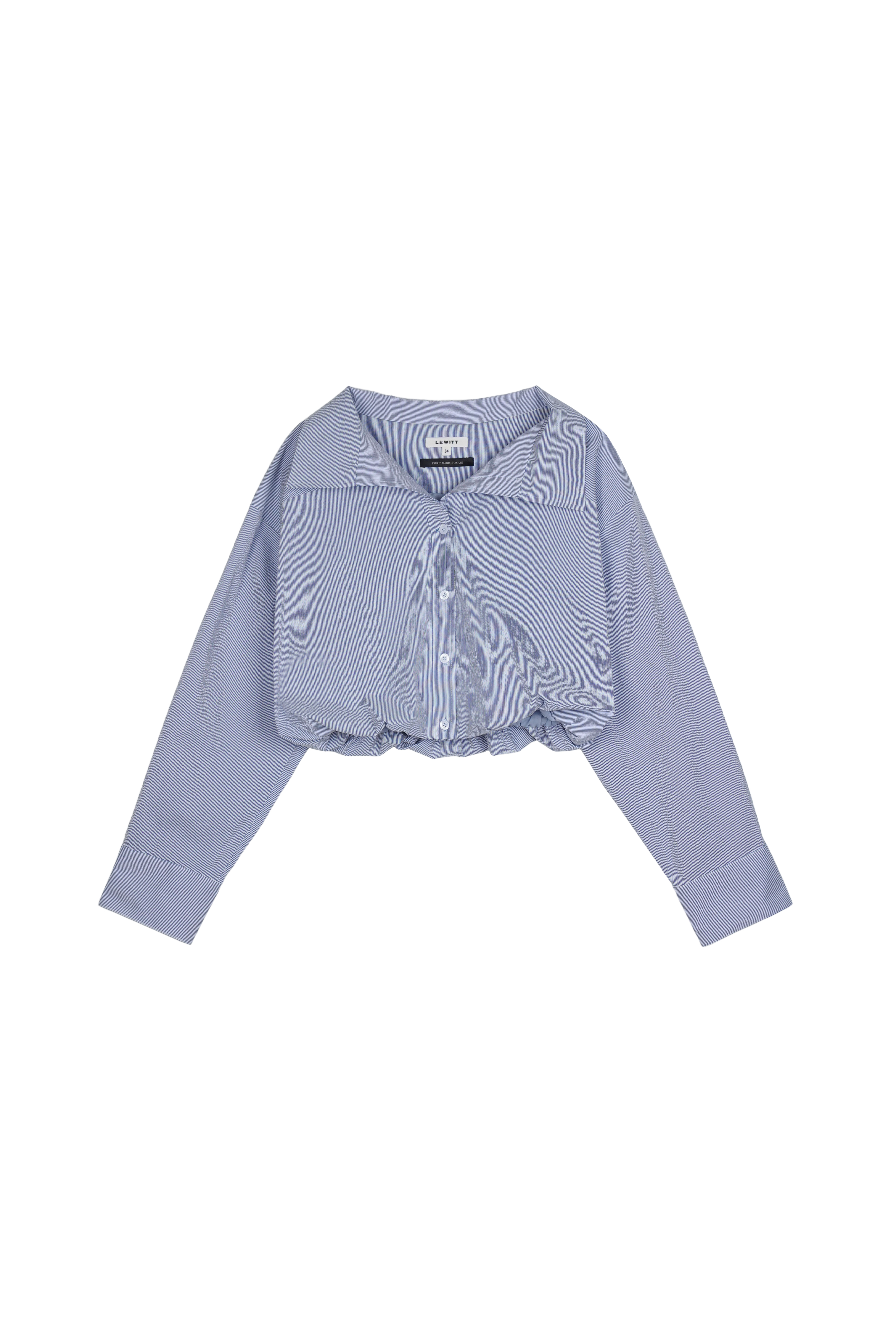 OPEN COLLAR SROP SHIRTS_BLUE_8
