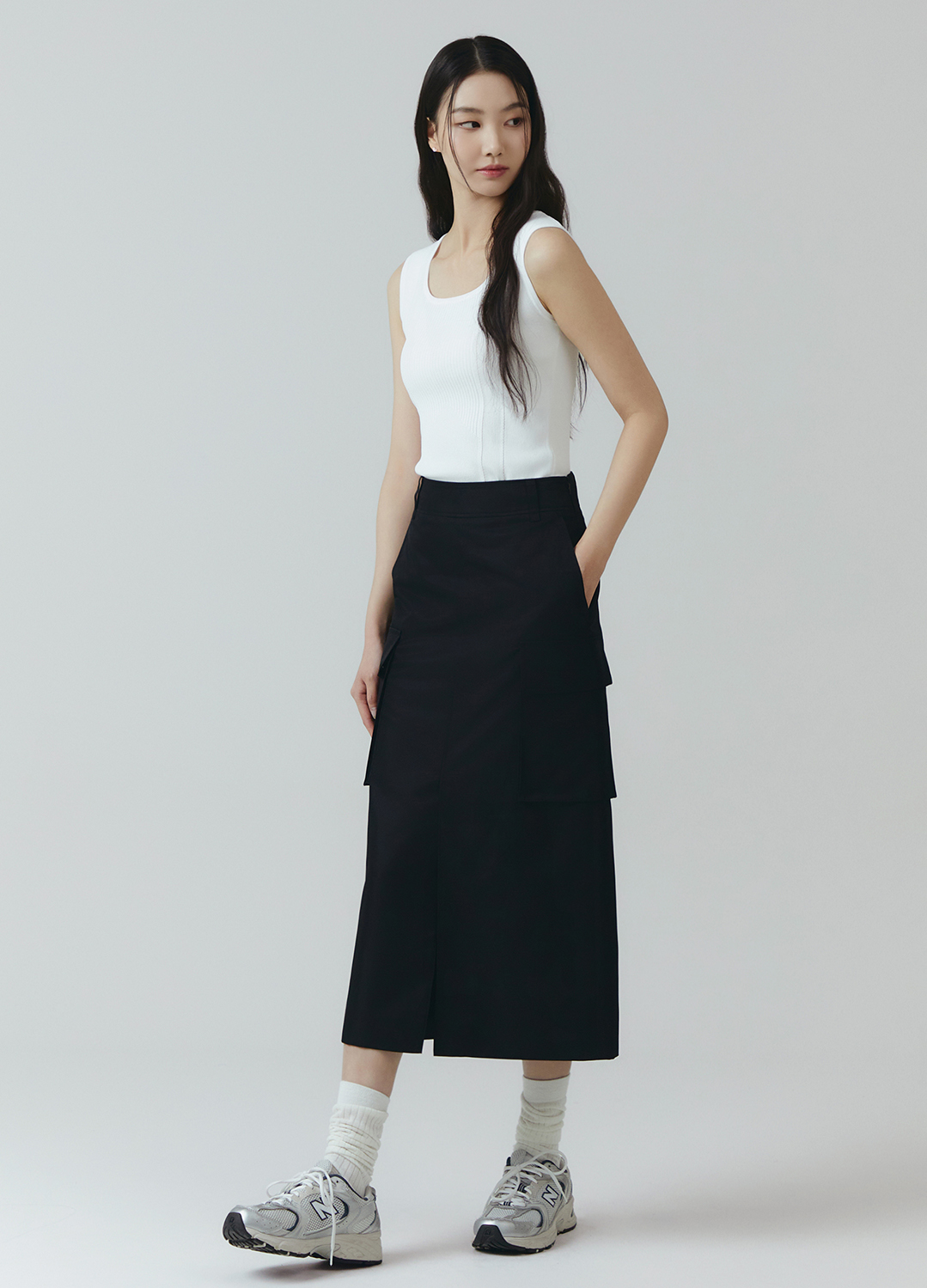 [잇미샤몰단독]스퀘어넥 나시탑_WHITE_9