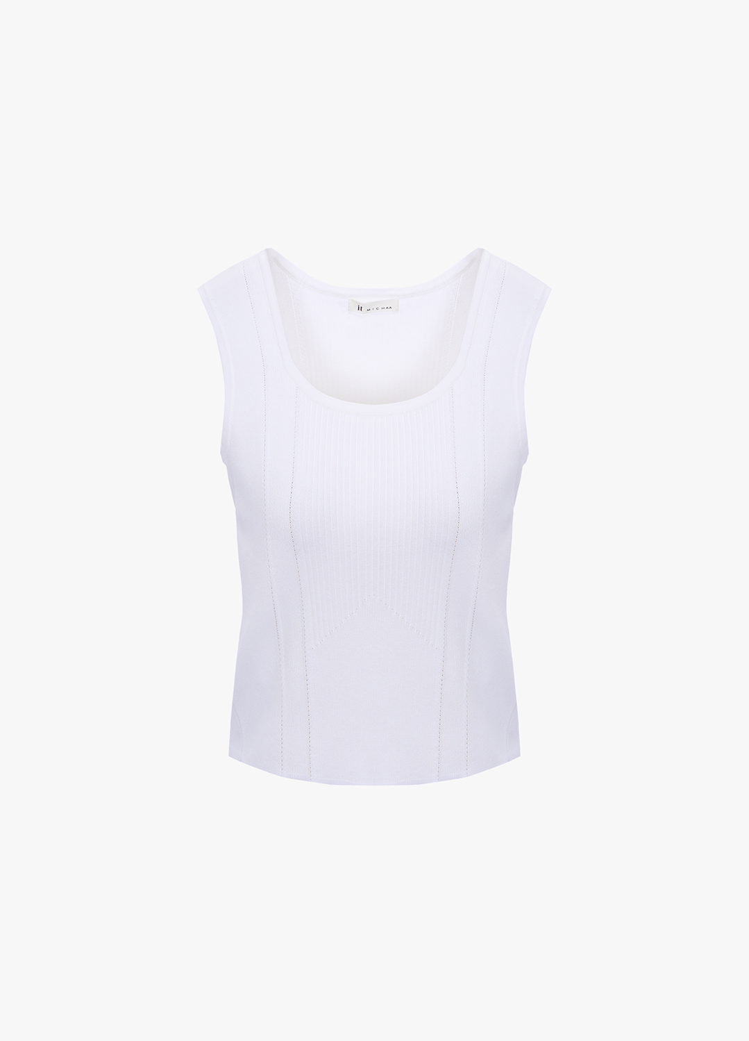 [잇미샤몰단독]스퀘어넥 나시탑_WHITE_26