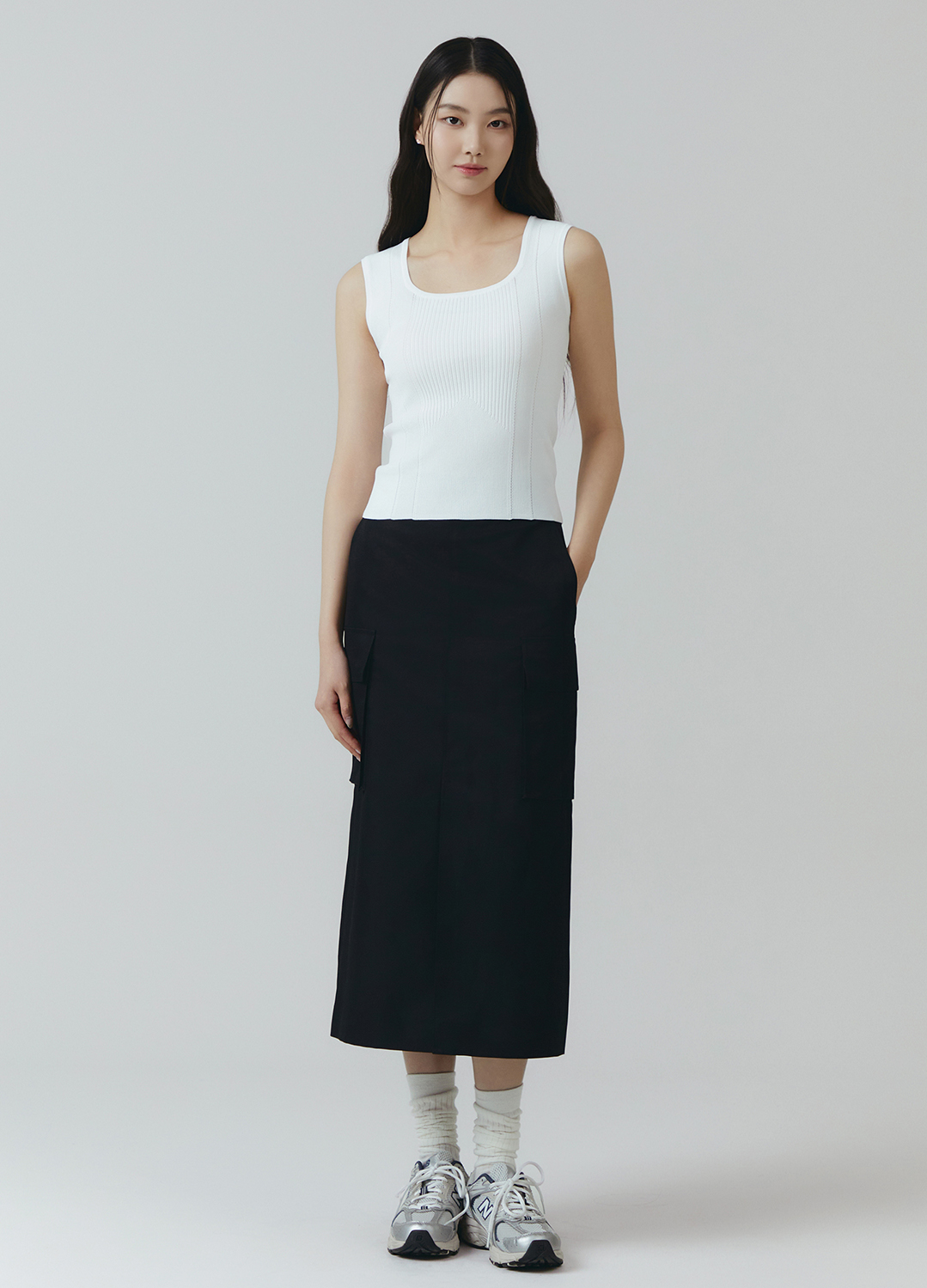 [잇미샤몰단독]스퀘어넥 나시탑_WHITE_7