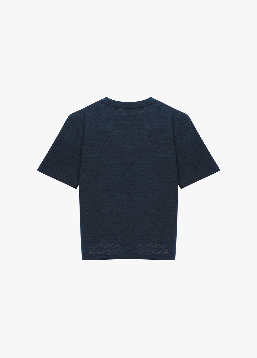 [프리오픈][EBM OUTLET]로고 포인트 베이직 티셔츠_NAVY_6