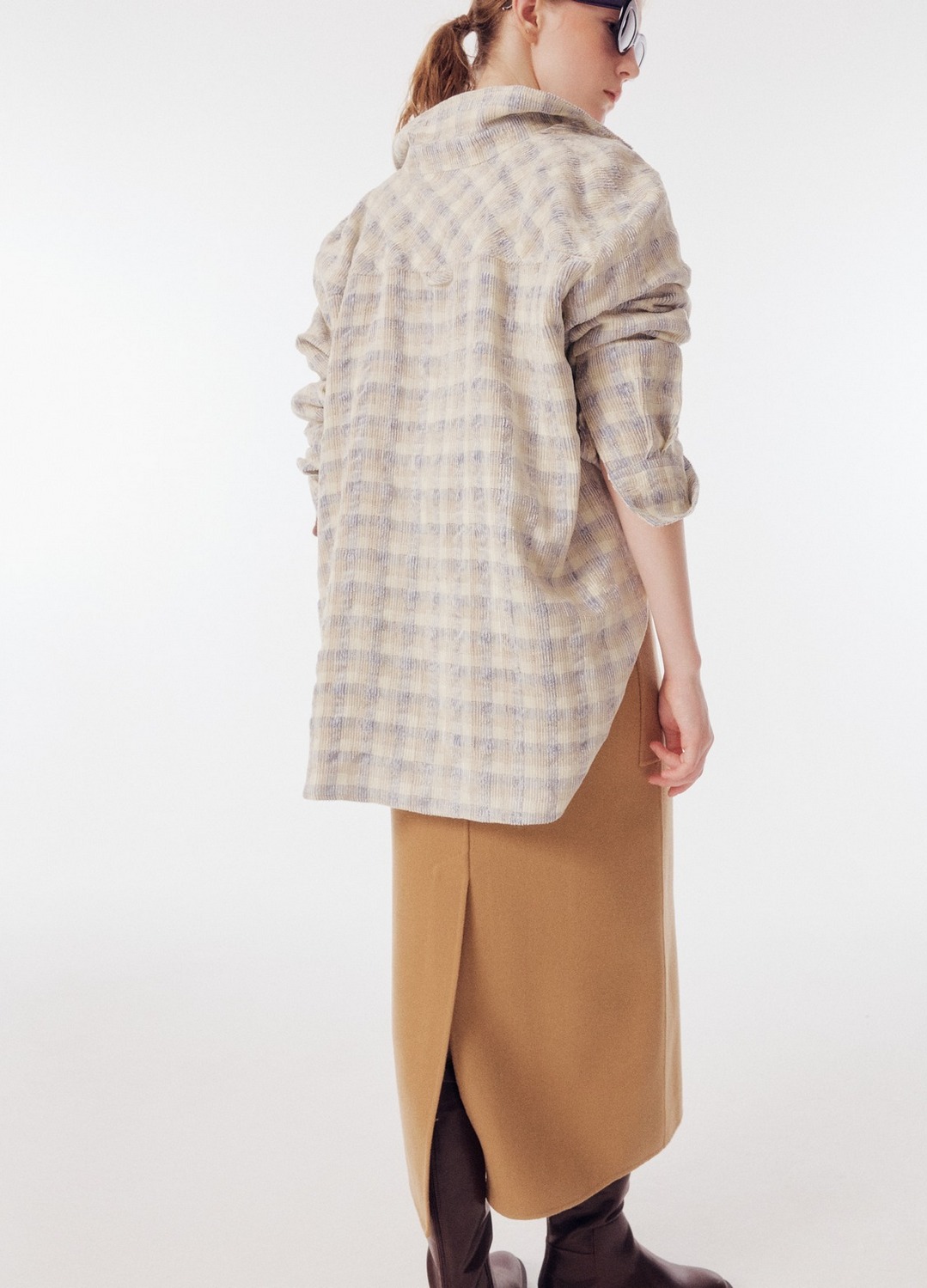 LIGHT WEIGHT HAND-MADE LONG SKIRT_CAMEL_6