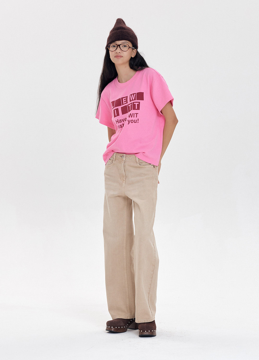 STRAIGHT FIT DENIM PANTS_BEIGE_8