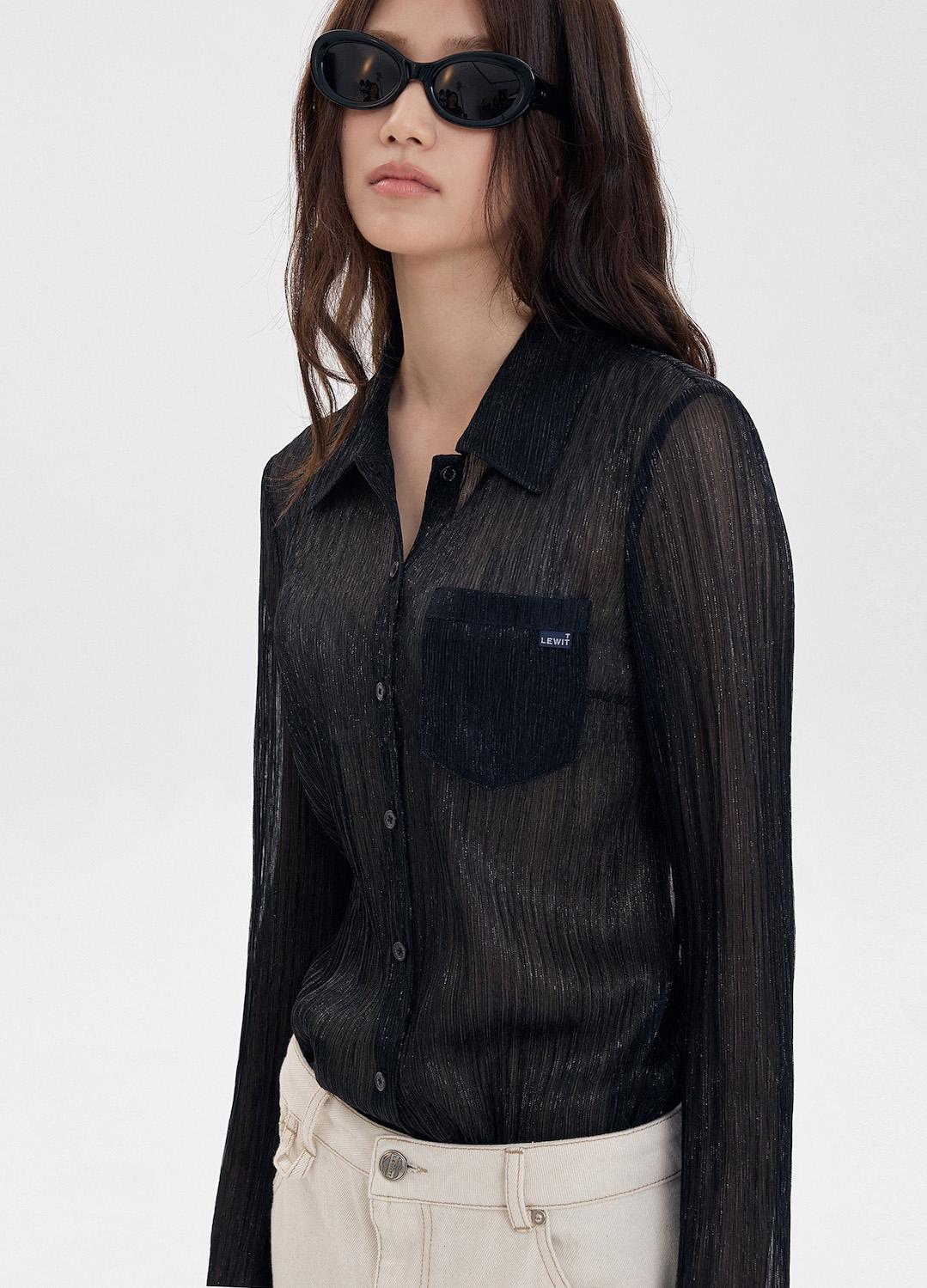 METAL SHEER SHIRT_STRONG BLACK_7