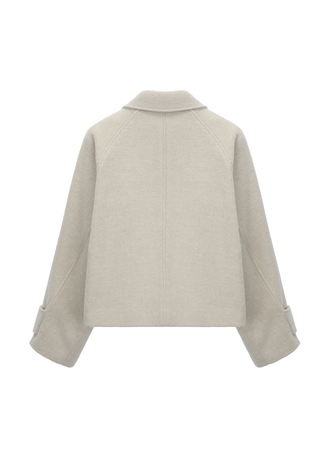 WOOL BLEND SINGLE SHORT JACKET_LIGHT GREY_8