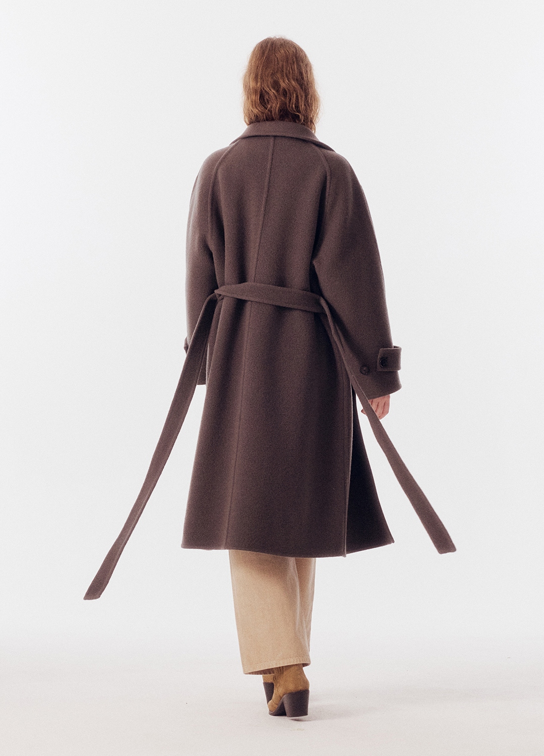 WOOL BLEND HIGH NECK LONG COAT_KHAKI GREY_6