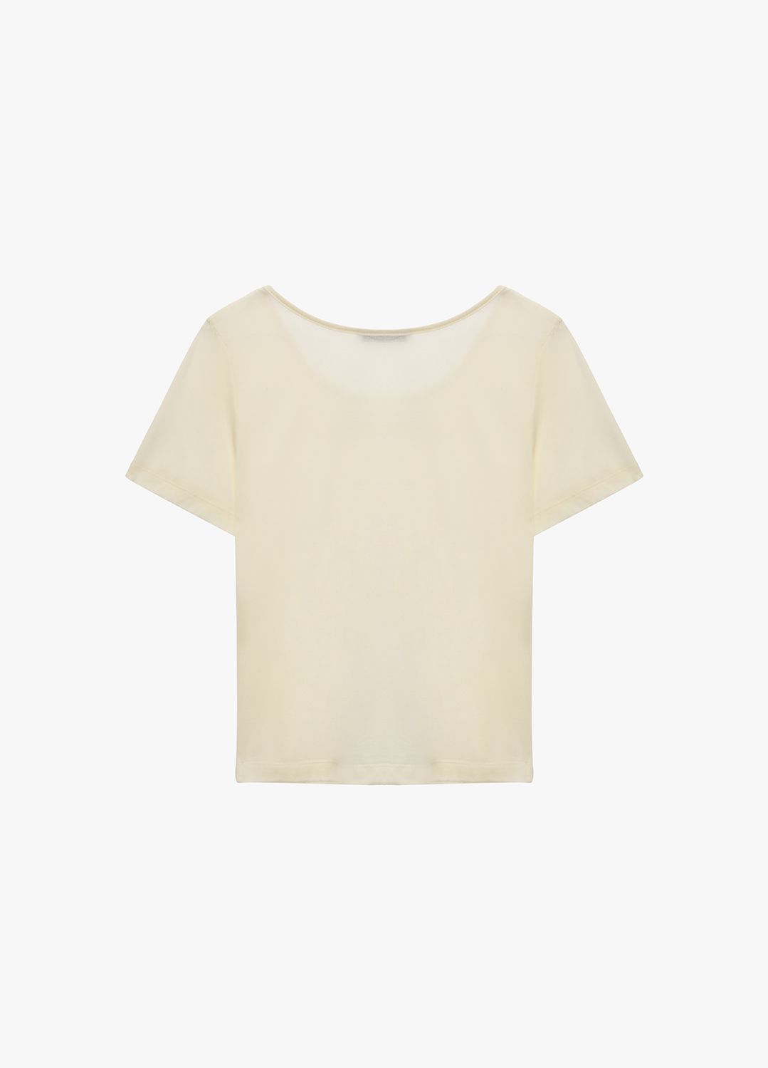 라운드 넥 티셔츠_LIGHT BEIGE_8