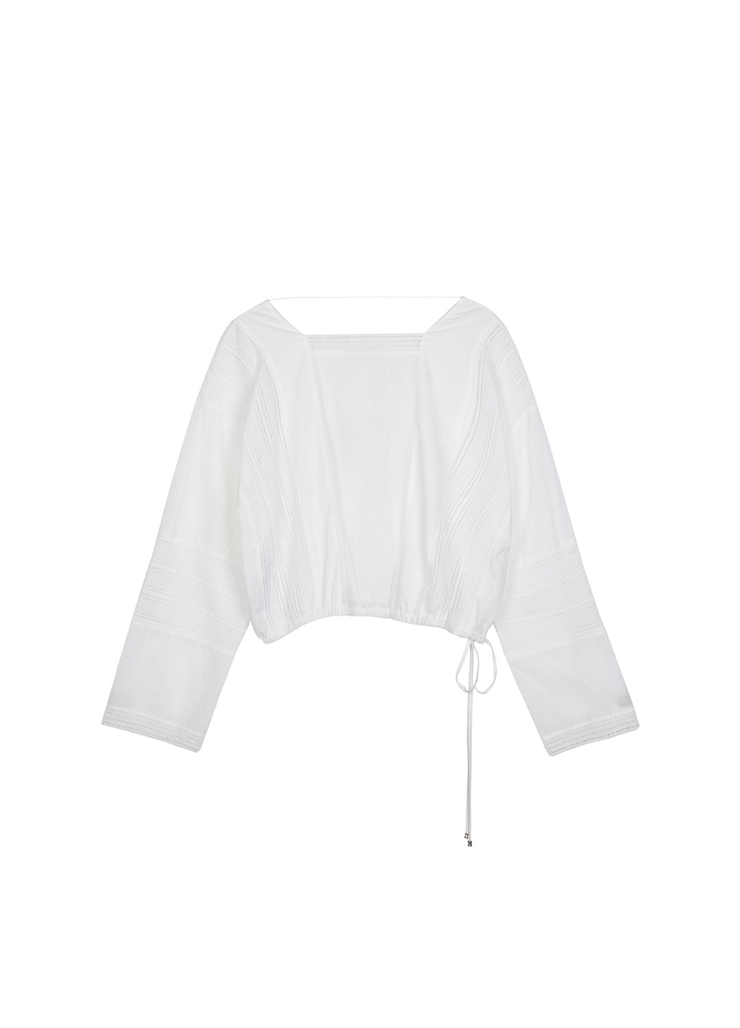 LACE PATCH BLOUSON BLOUSE_WHITE_9