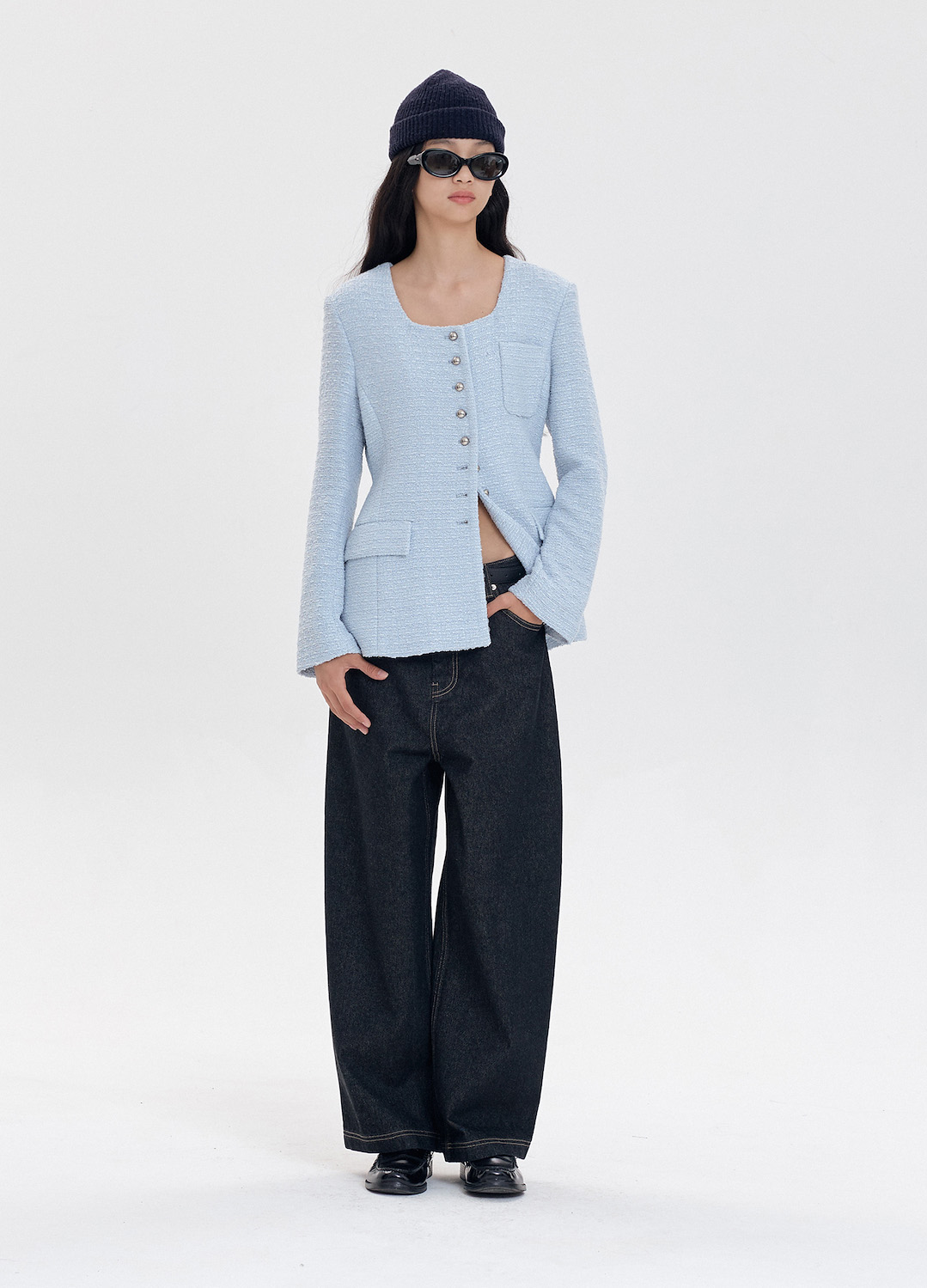 DENIM ROUND-FIT PANTS_INDIGO_1
