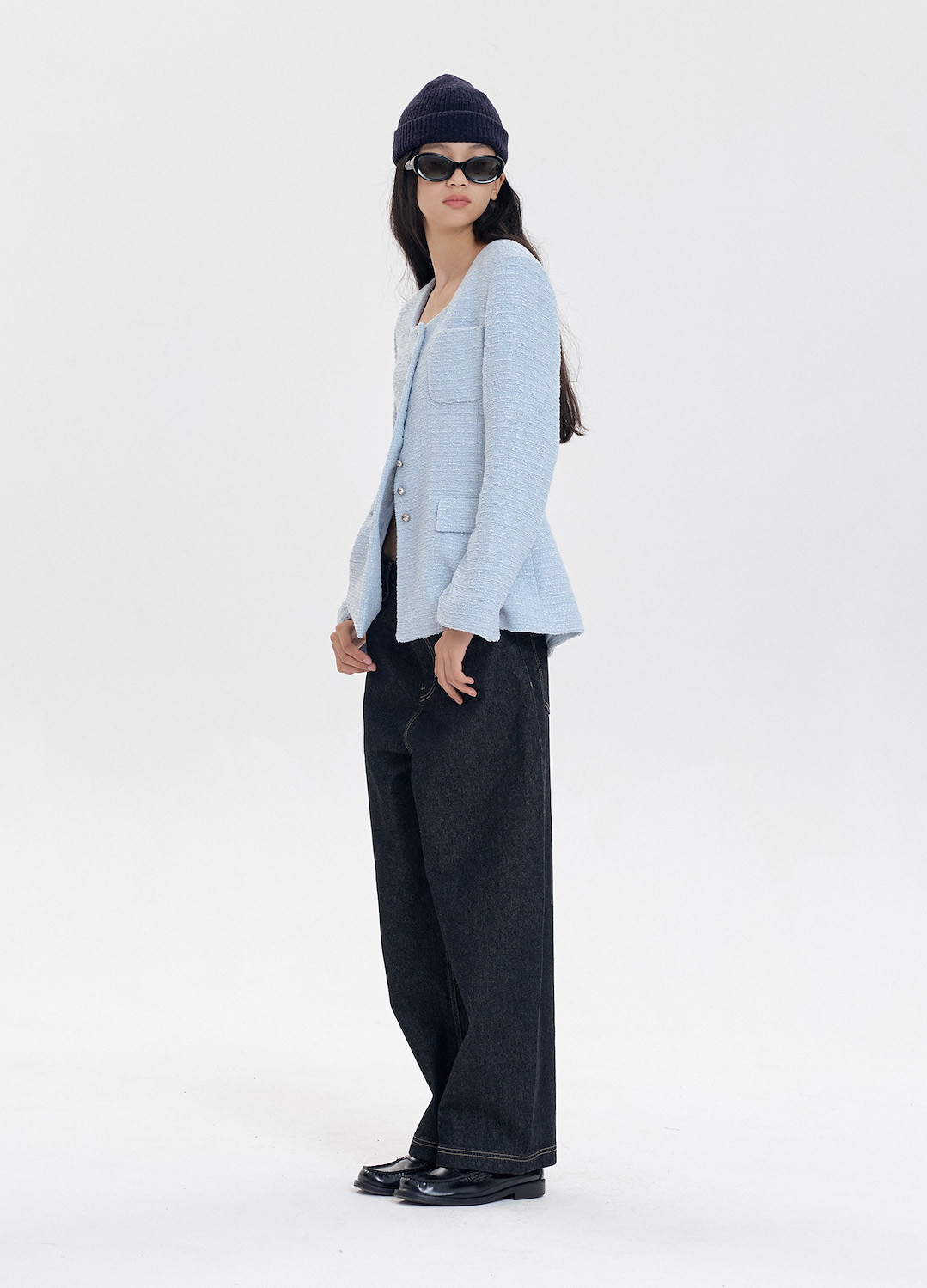 DENIM ROUND-FIT PANTS_INDIGO_2