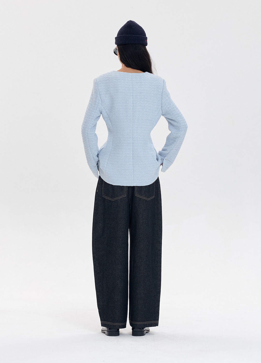 DENIM ROUND-FIT PANTS_INDIGO_4