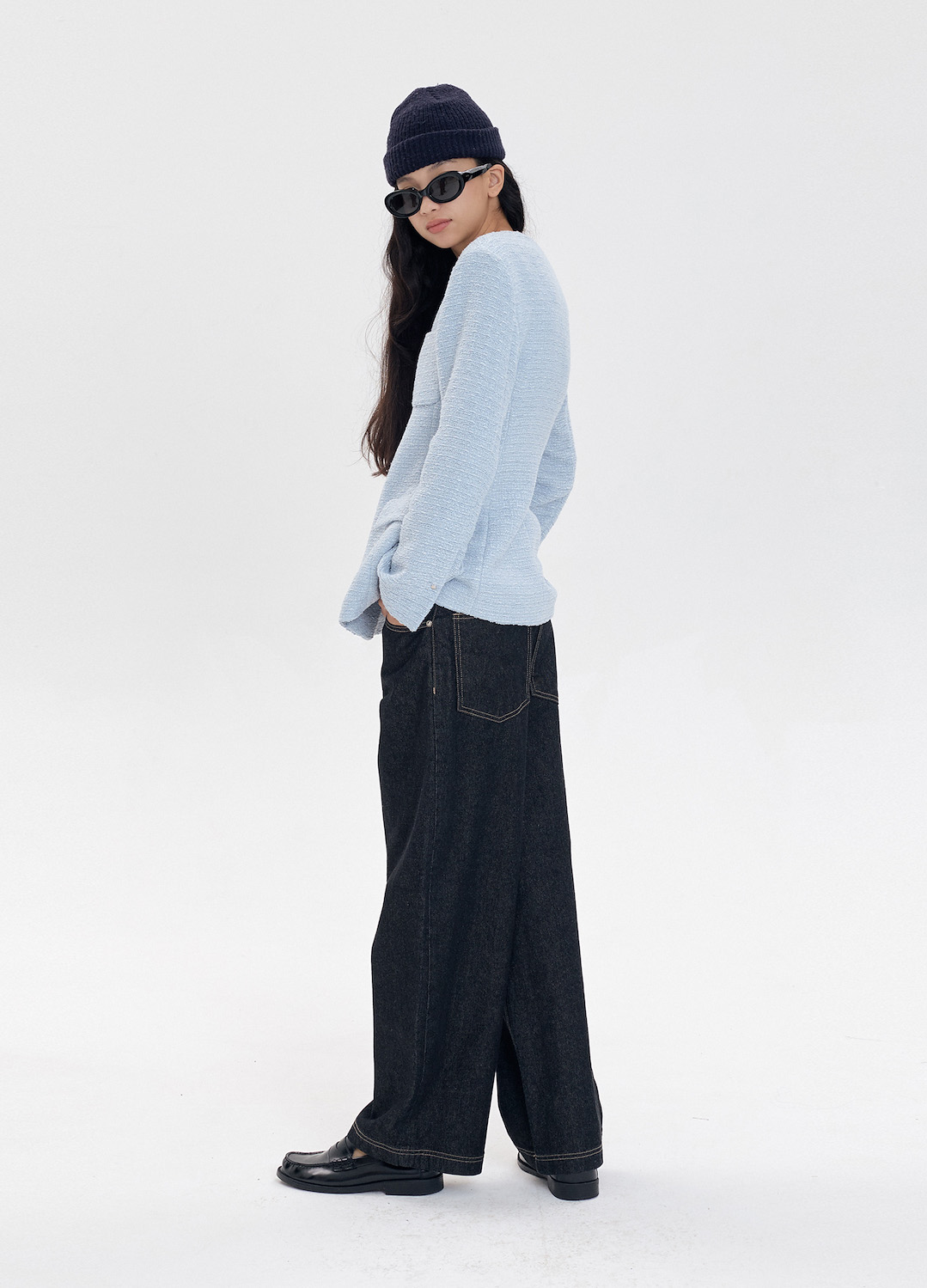 DENIM ROUND-FIT PANTS_INDIGO_5