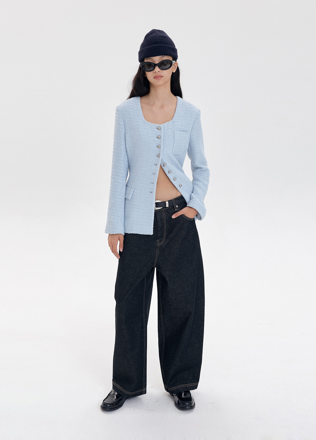 DENIM ROUND-FIT PANTS_INDIGO_6
