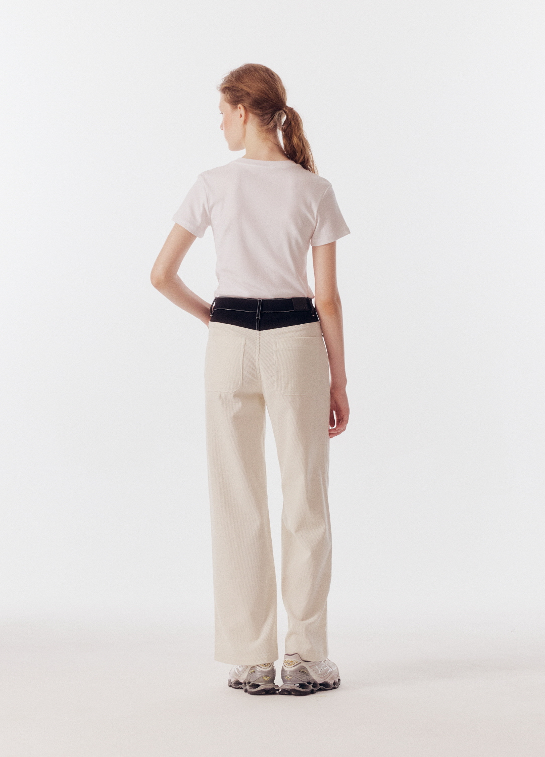 DENIM PATCH CORDUROI PANTS_IVORY_4