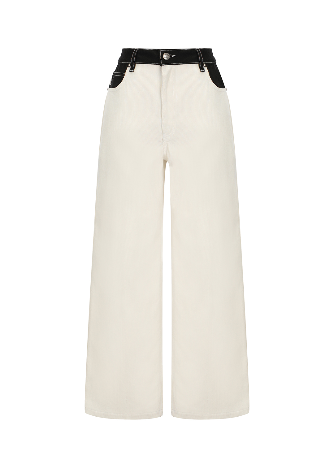 DENIM PATCH CORDUROI PANTS_IVORY_9