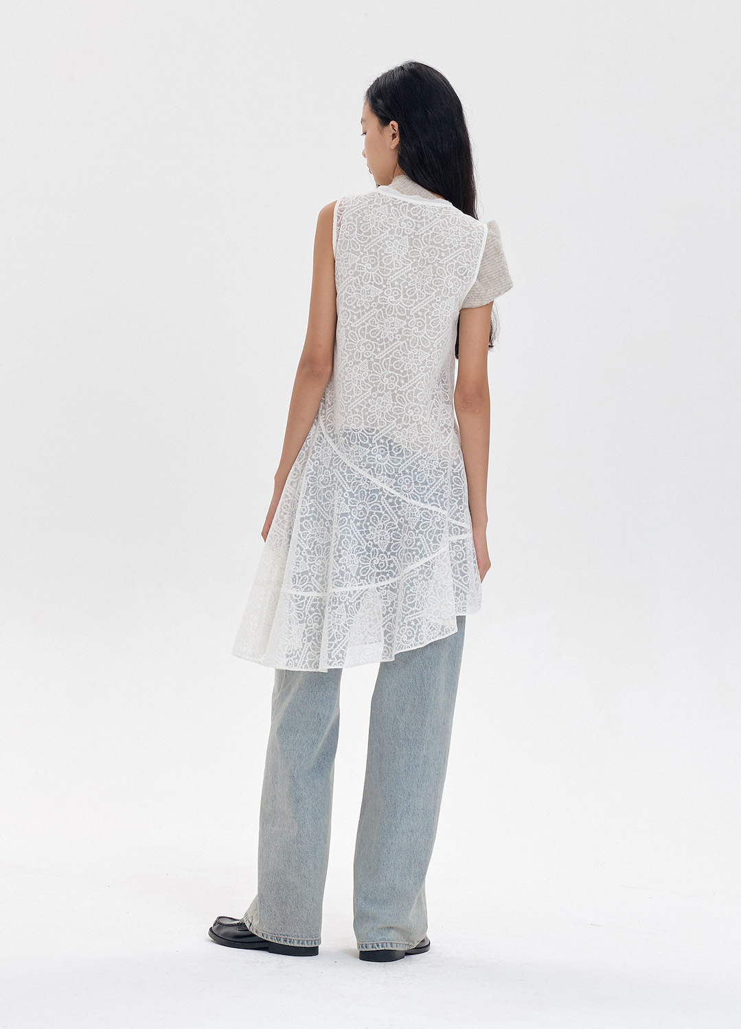 LACE LAYERD DRESS_IVORY_3