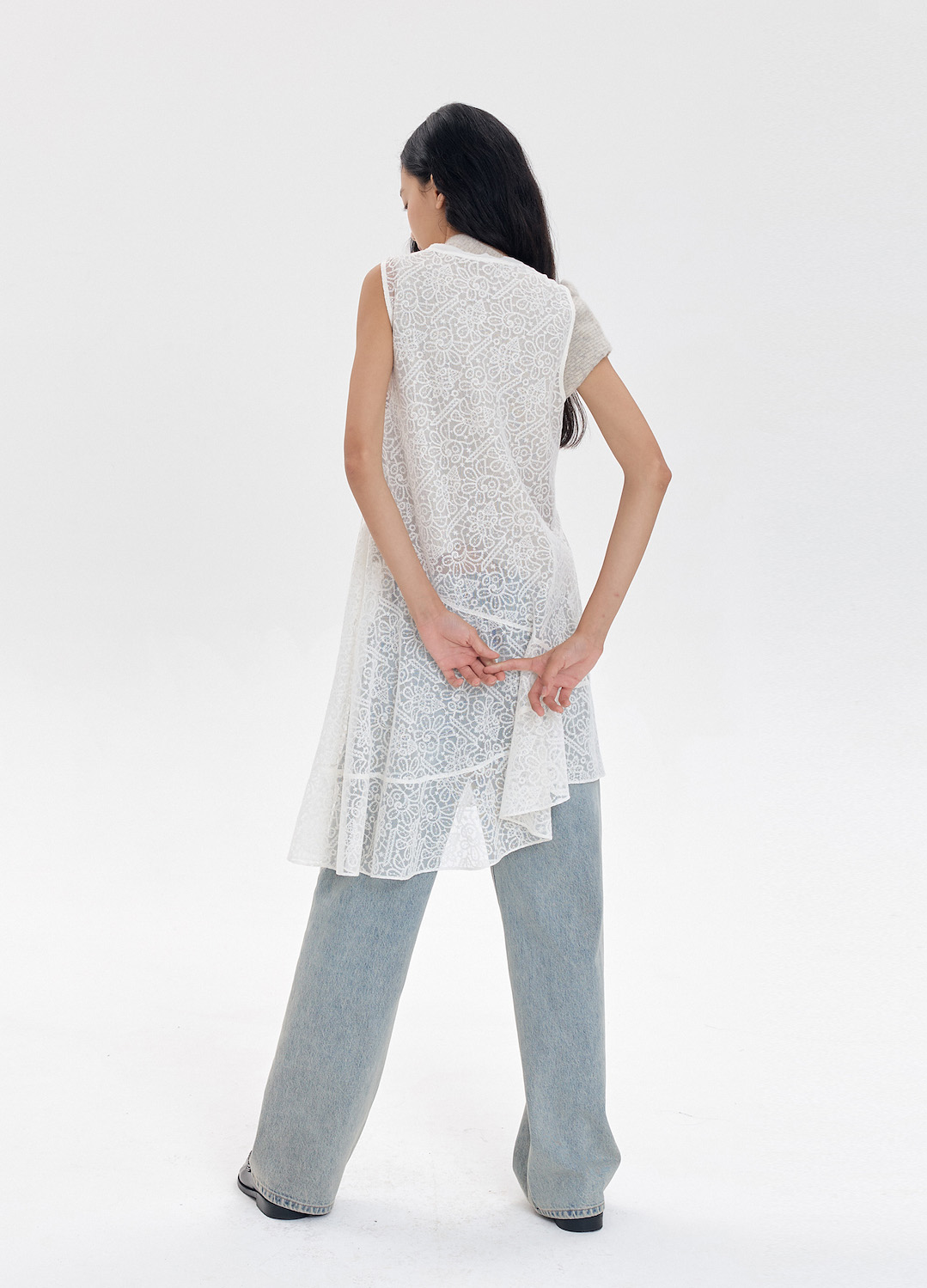 LACE LAYERD DRESS_IVORY_4