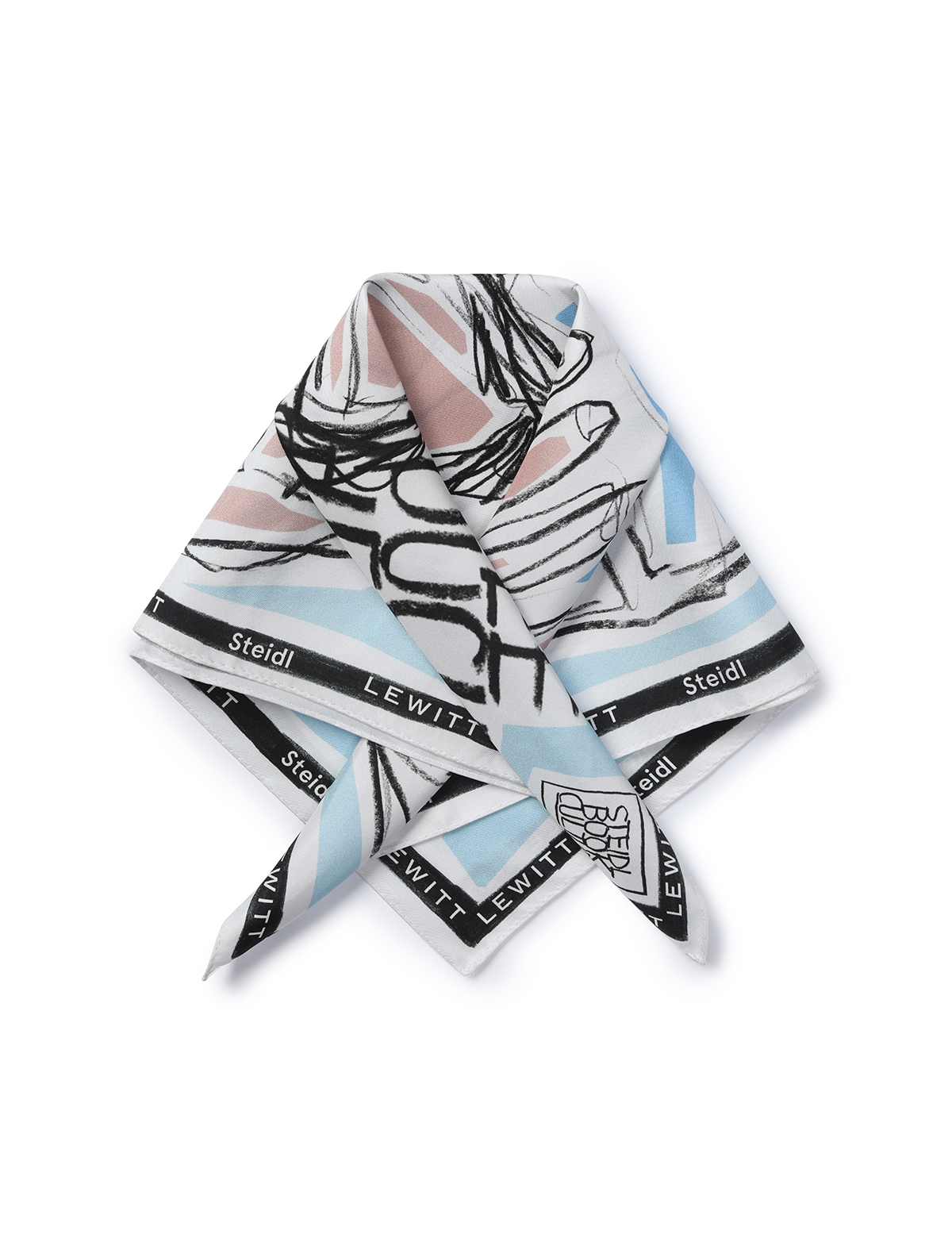 LEWITT Steidl collaboration Scarf_BLUE_4