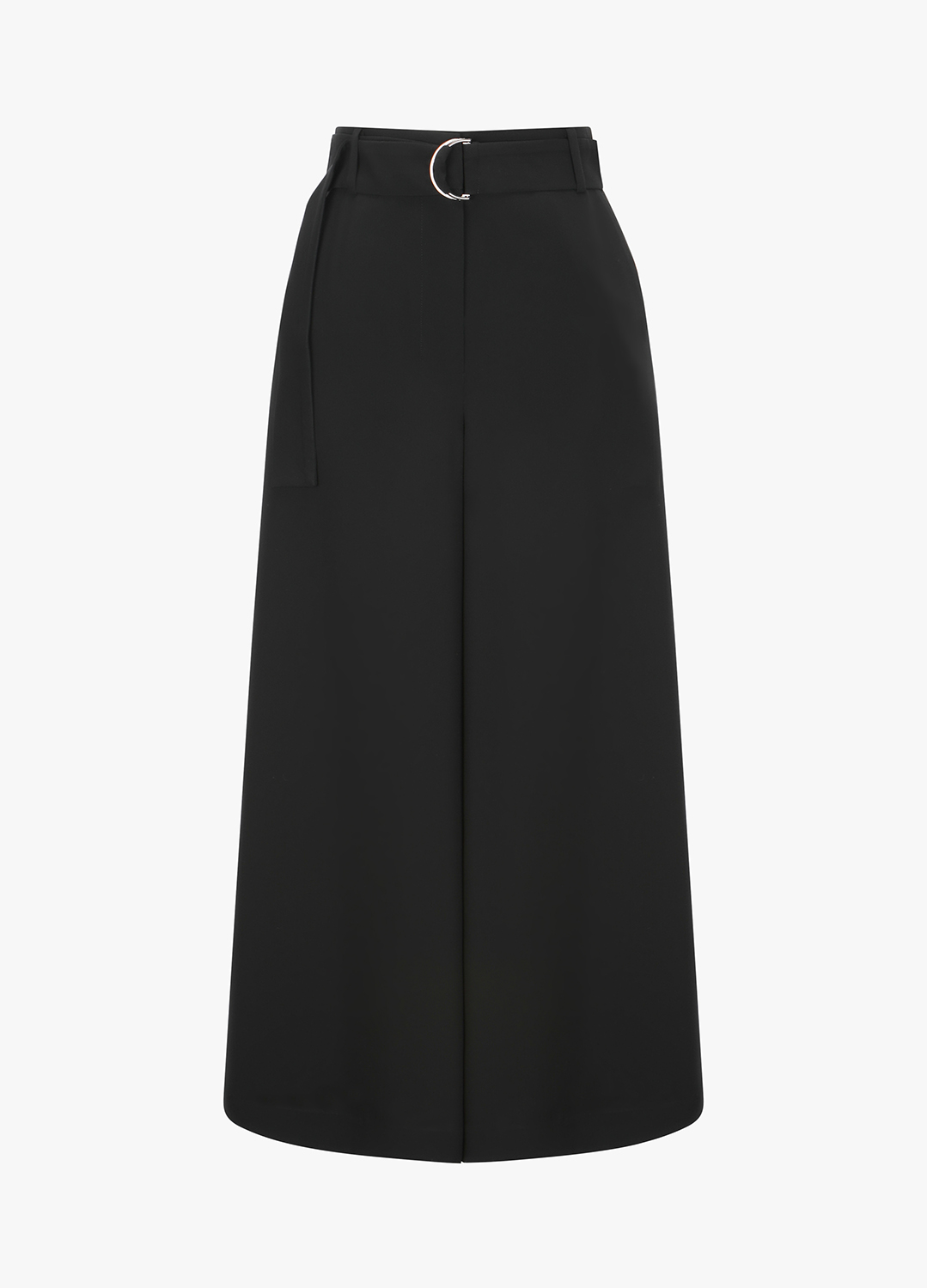 [추가20]벨티드 와이드 팬츠_BLACK_1